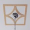 Ekena Millwork Statesman Wood Fretwork Pierced Ceiling Medallion, Alder, 36"OD x 23"ID x 3/8"T CMWP36X36X0375STAL - alternate 6
